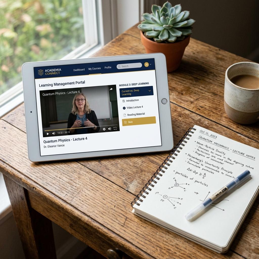 EduPulse Learning Portal Mockup
