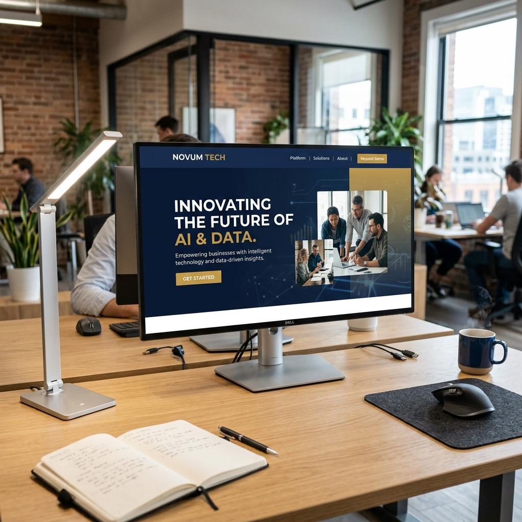 TechVenture Hub Responsive Landing Page